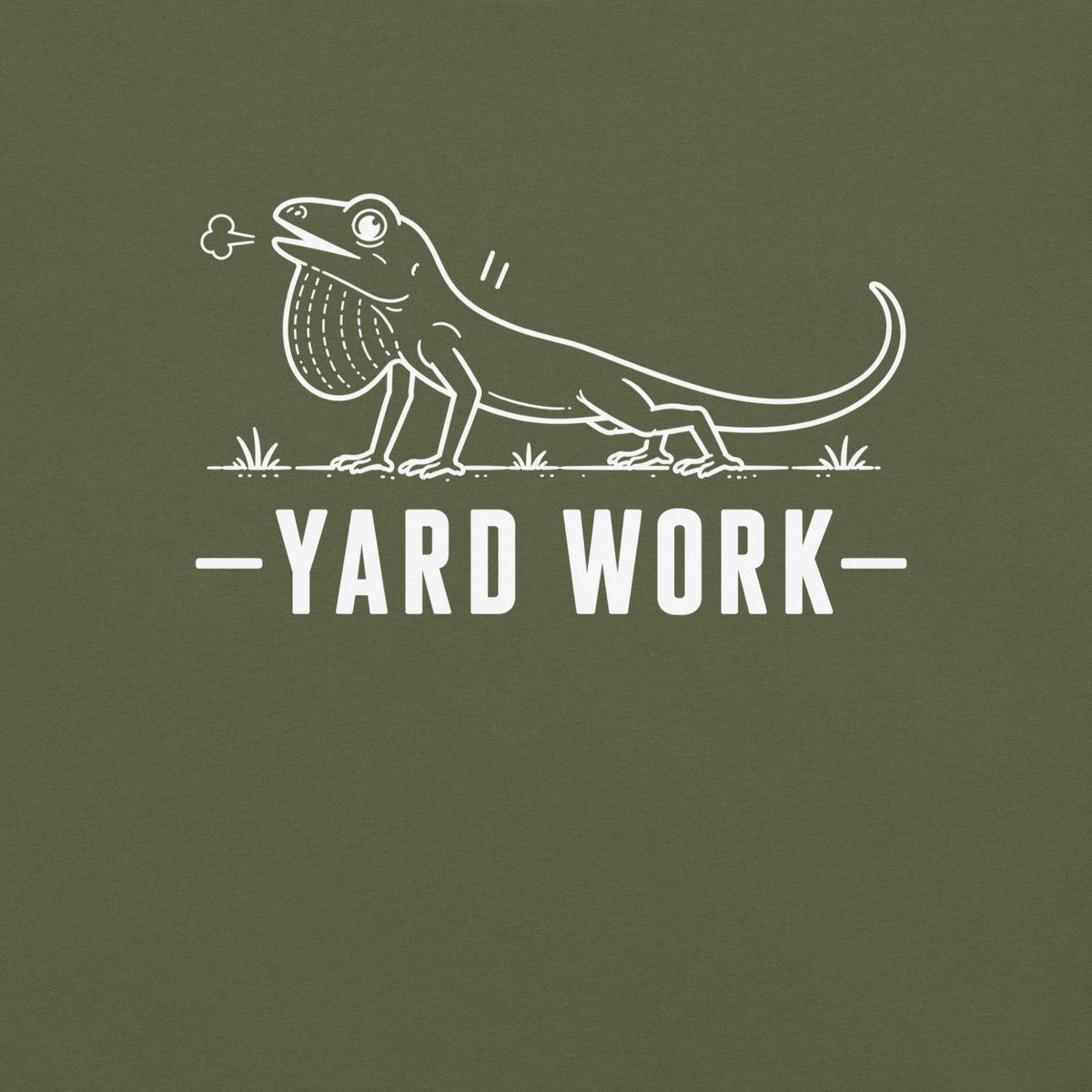 Yard Work Florida ibis graphic in hemp