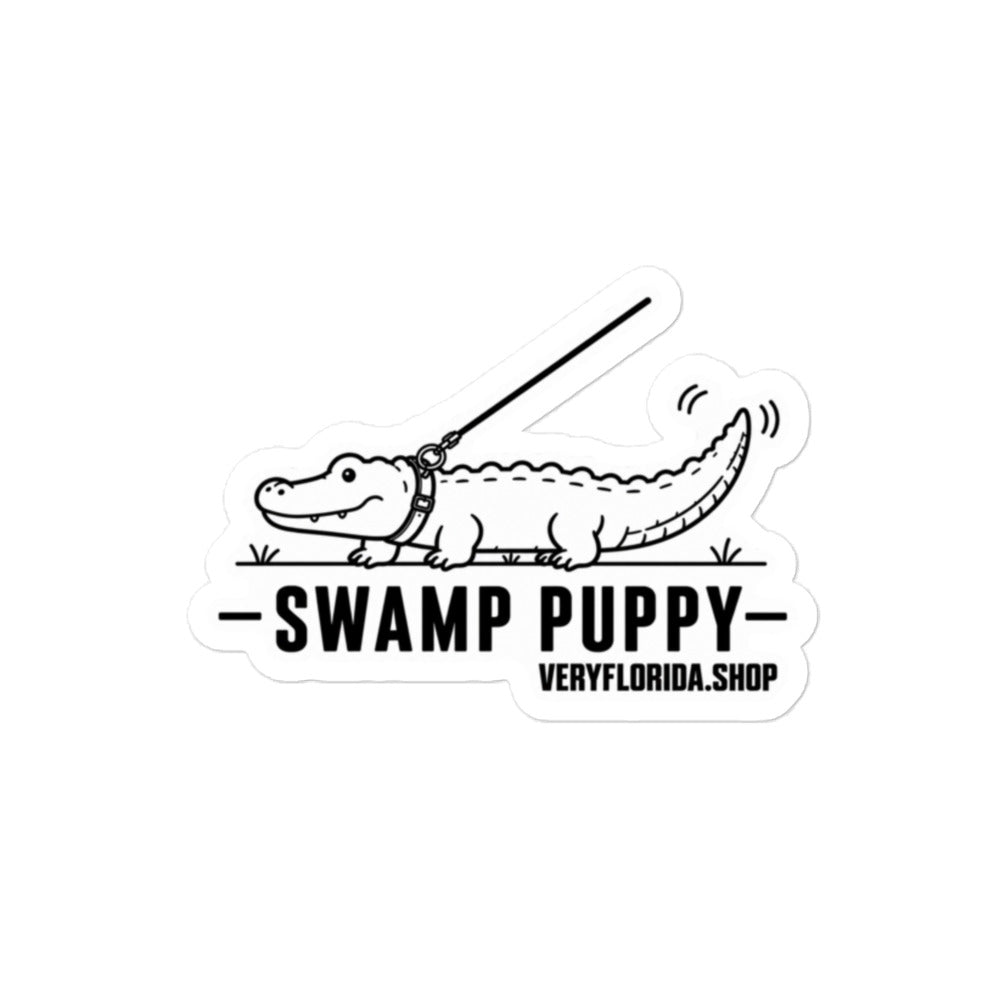 Swamp Puppy Florida alligator sticker