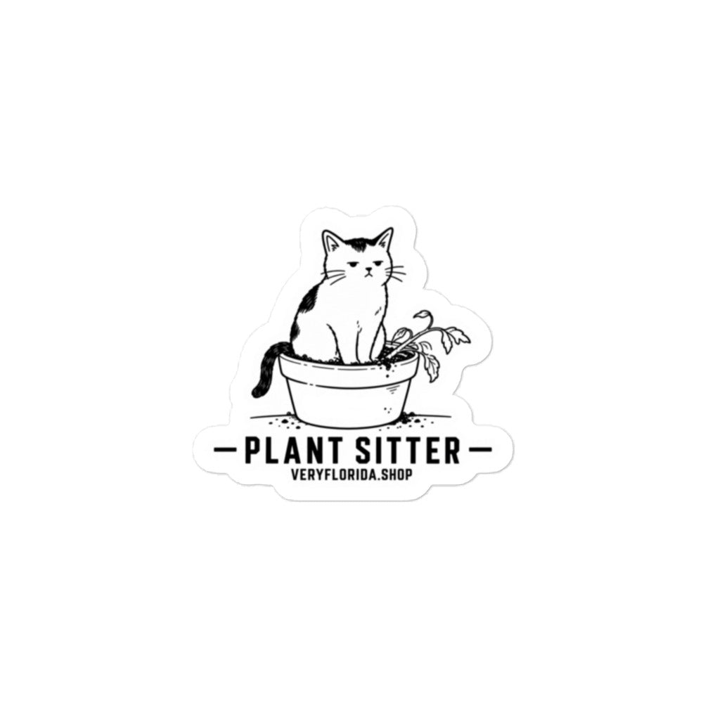 Plant Sitter Florida wildlife sticker