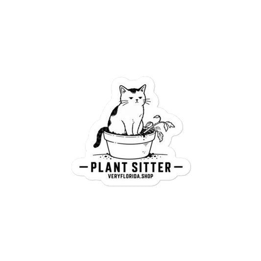 Plant Sitter Florida wildlife sticker