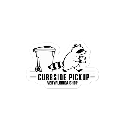 Curbside Pickup Florida raccoon sticker