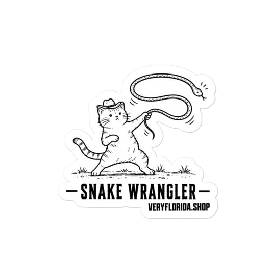 Snake Wrangler Florida snake sticker