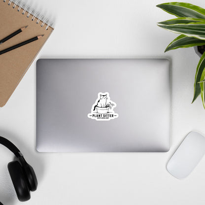 Plant Sitter Florida wildlife sticker on laptop
