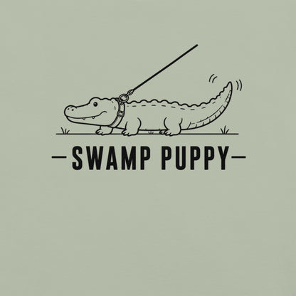 Swamp Puppy Florida alligator graphic in bay
