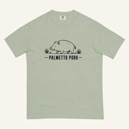Palmetto Pork Florida boar graphic t-shirt in bay