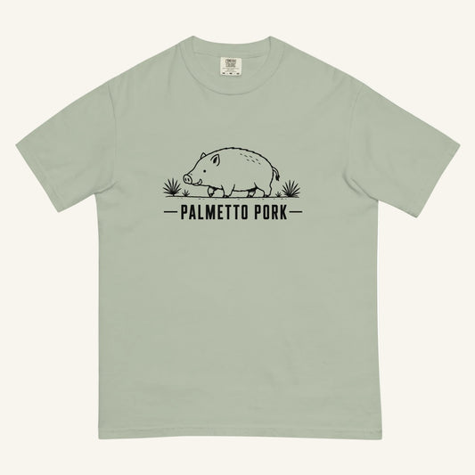 Palmetto Pork Florida boar graphic t-shirt in bay