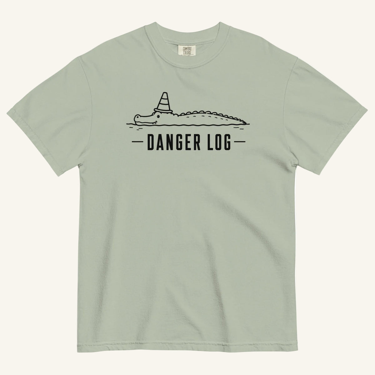 Danger Log Florida alligator graphic t-shirt in bay