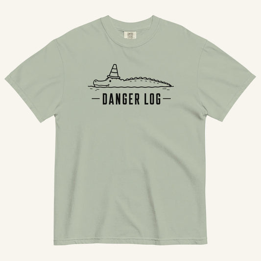 Danger Log Florida alligator graphic t-shirt in bay