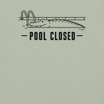 Pool Closed Florida alligator graphic in bay
