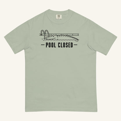 Pool Closed Florida alligator graphic t-shirt in bay