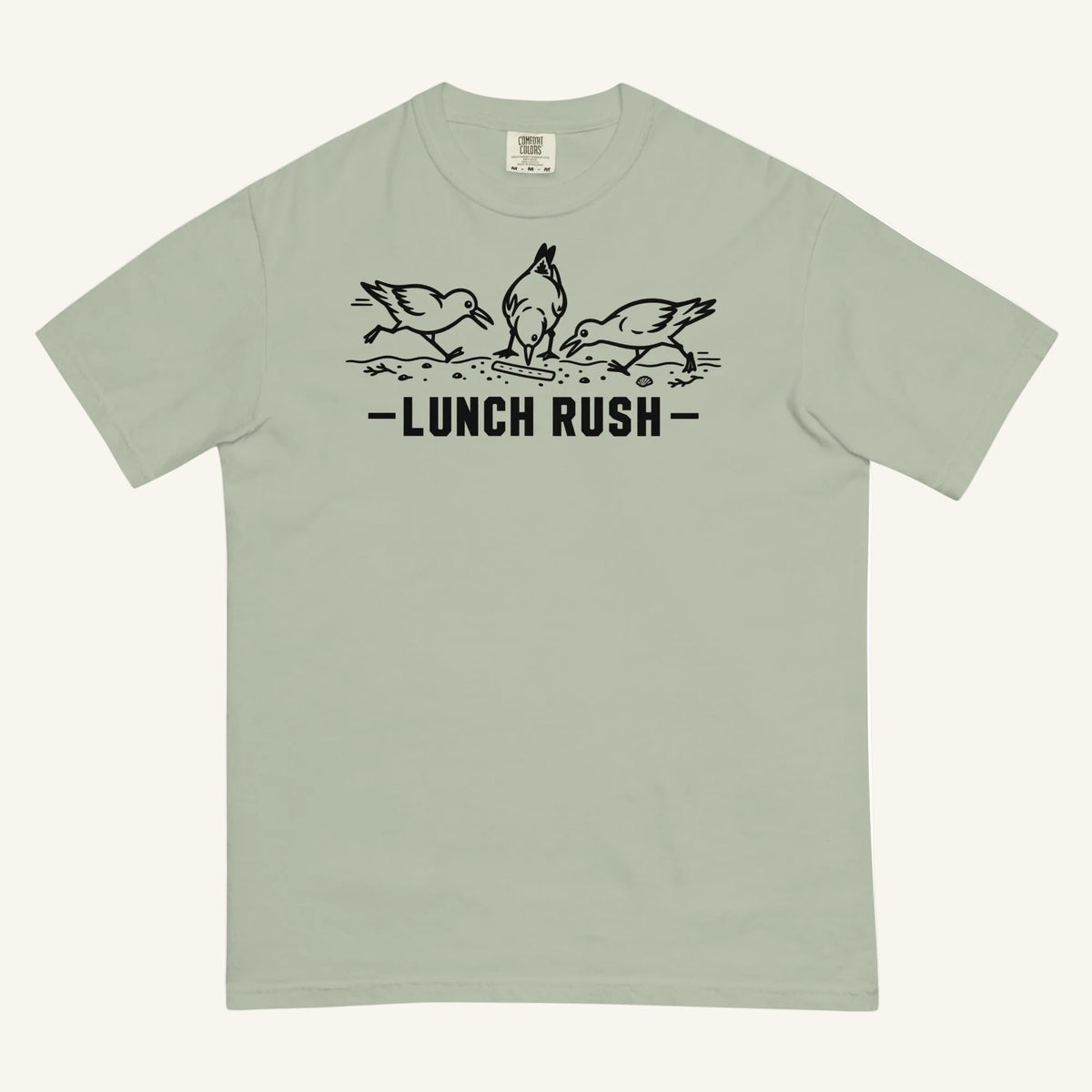 Lunch Rush Florida seagull graphic t-shirt in bay
