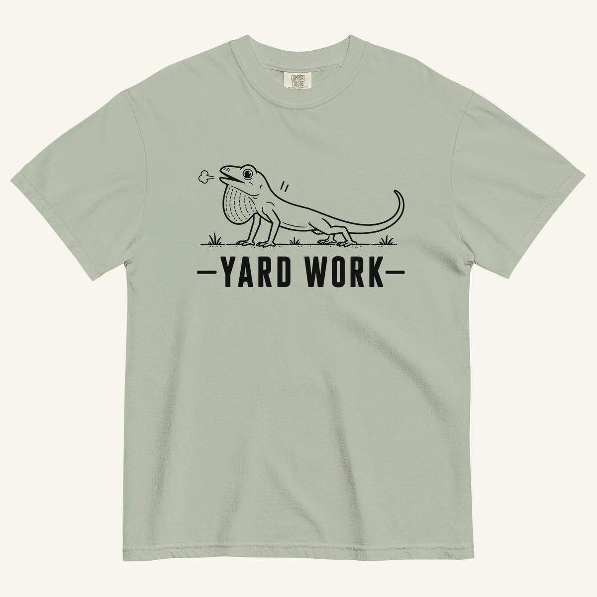 Yard Work Florida ibis graphic t-shirt in bay