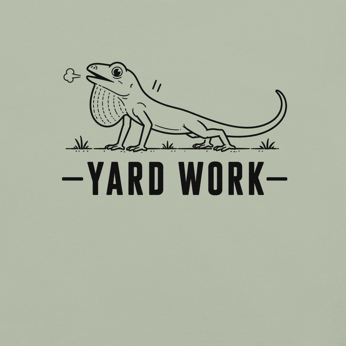 Yard Work Florida ibis graphic in bay