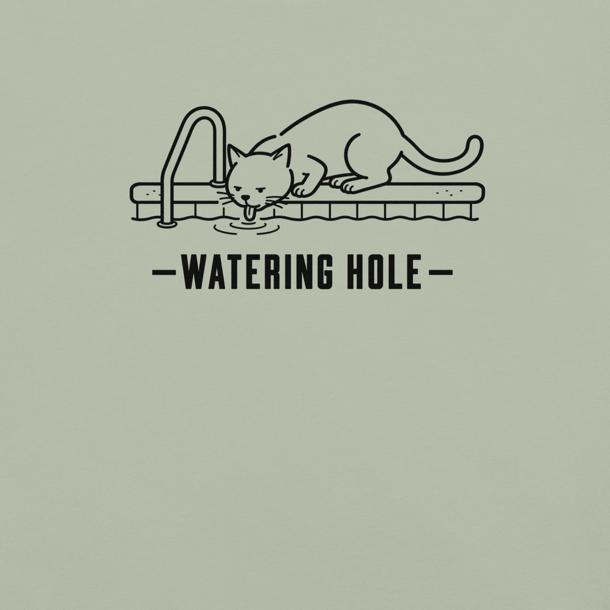 Watering Hole Florida wildlife graphic in bay