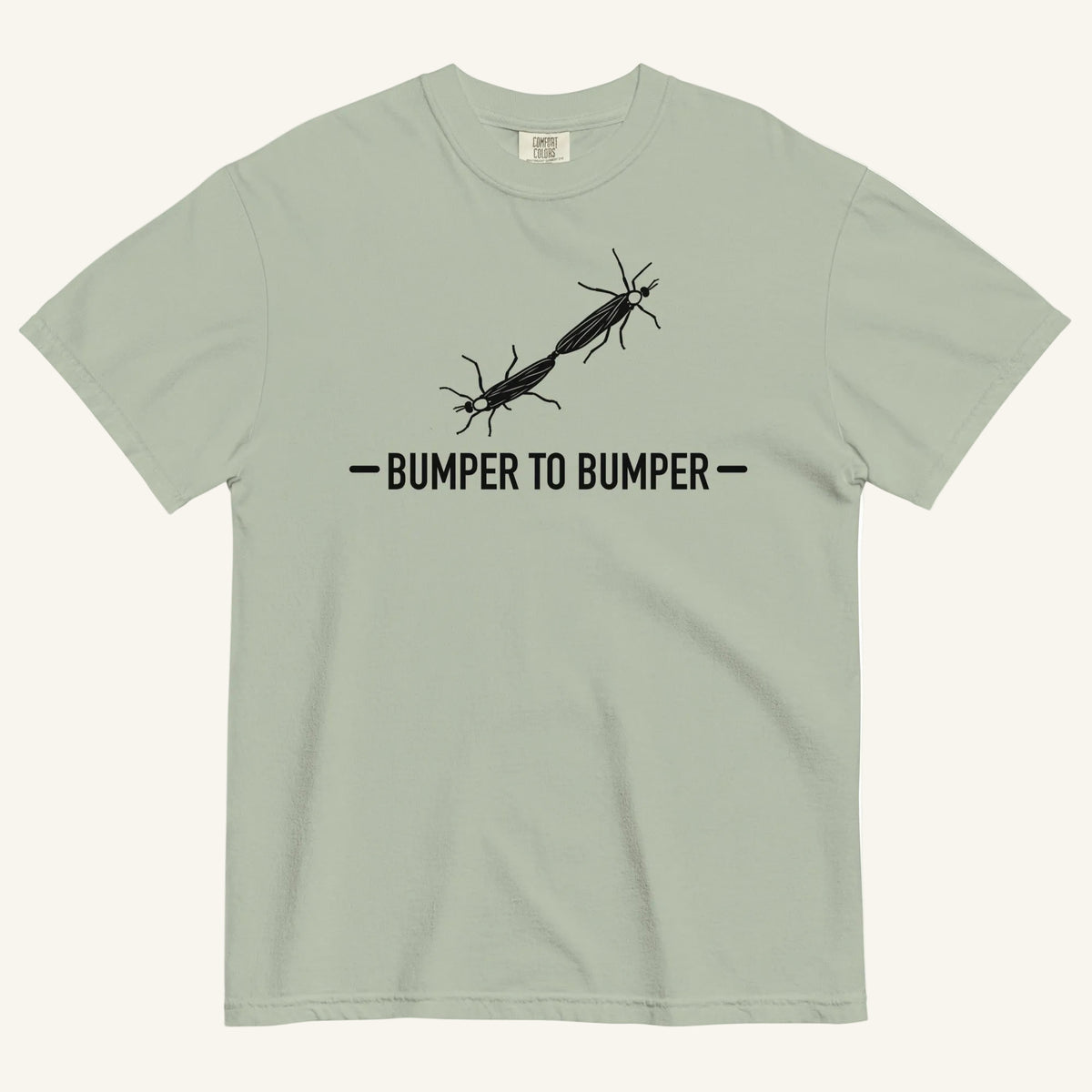 Bumper to Bumper Florida lovebug graphic t-shirt in bay
