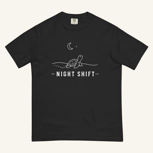 Night Shift Florida wildlife graphic t-shirt in black