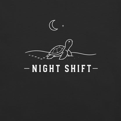 Night Shift Florida wildlife graphic in black
