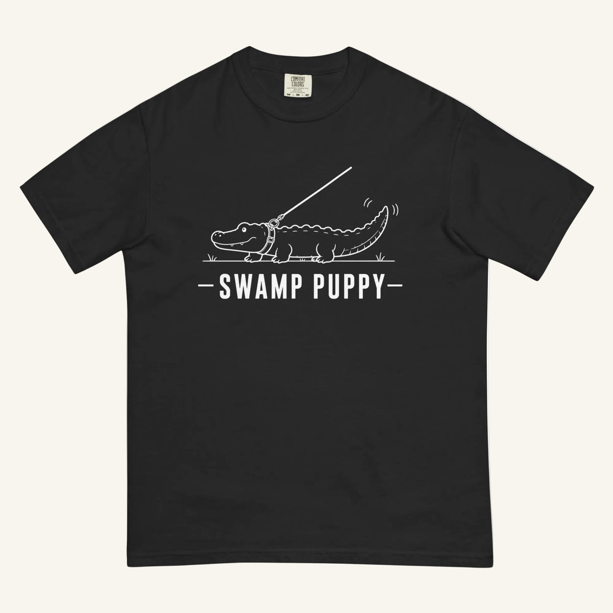 Swamp Puppy Florida alligator graphic t-shirt in black