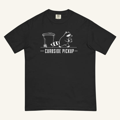 Curbside Pickup Florida raccoon graphic t-shirt in black