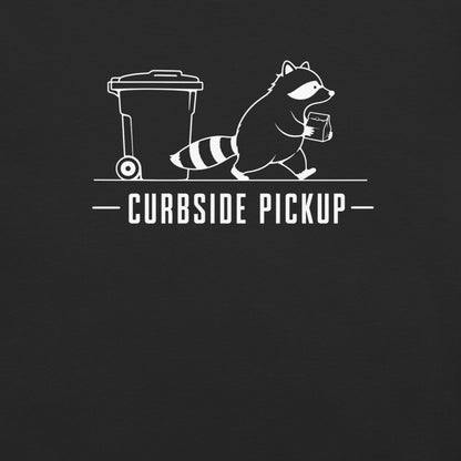 Curbside Pickup Florida raccoon graphic in black
