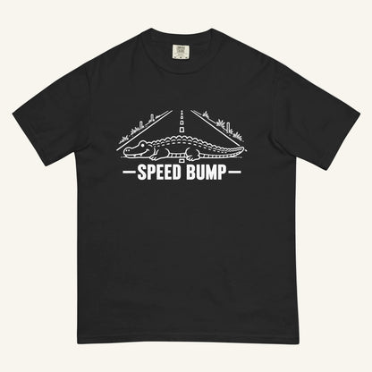 Speed Bump Florida alligator graphic t-shirt in black