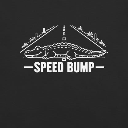 Speed Bump Florida alligator graphic in black