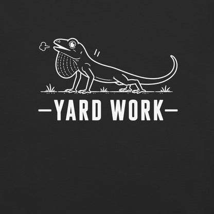 Yard Work Florida ibis graphic in black