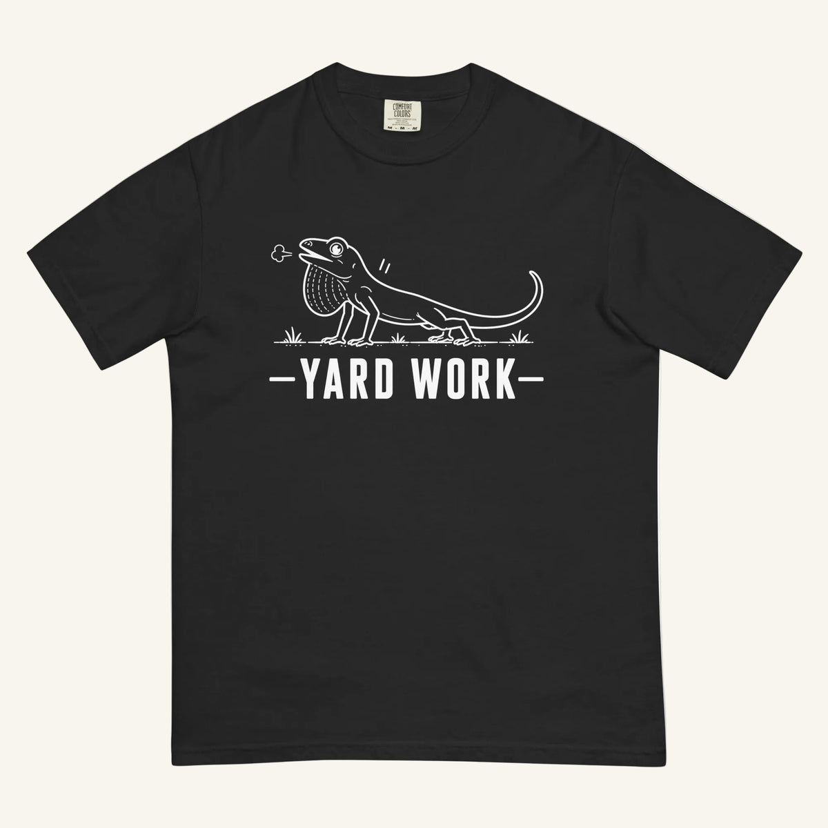 Yard Work Florida ibis graphic t-shirt in black