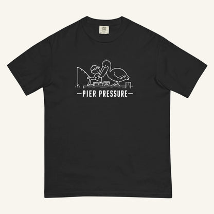 Pier Pressure Florida coastal wildlife graphic t-shirt in black