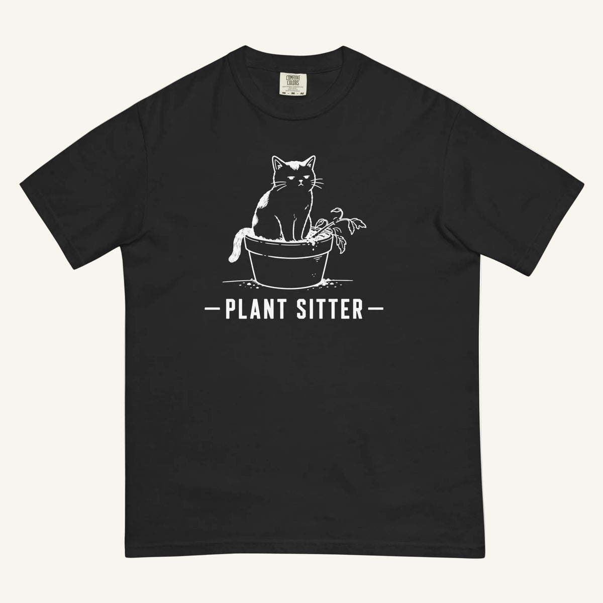 Plant Sitter Florida wildlife graphic t-shirt in black