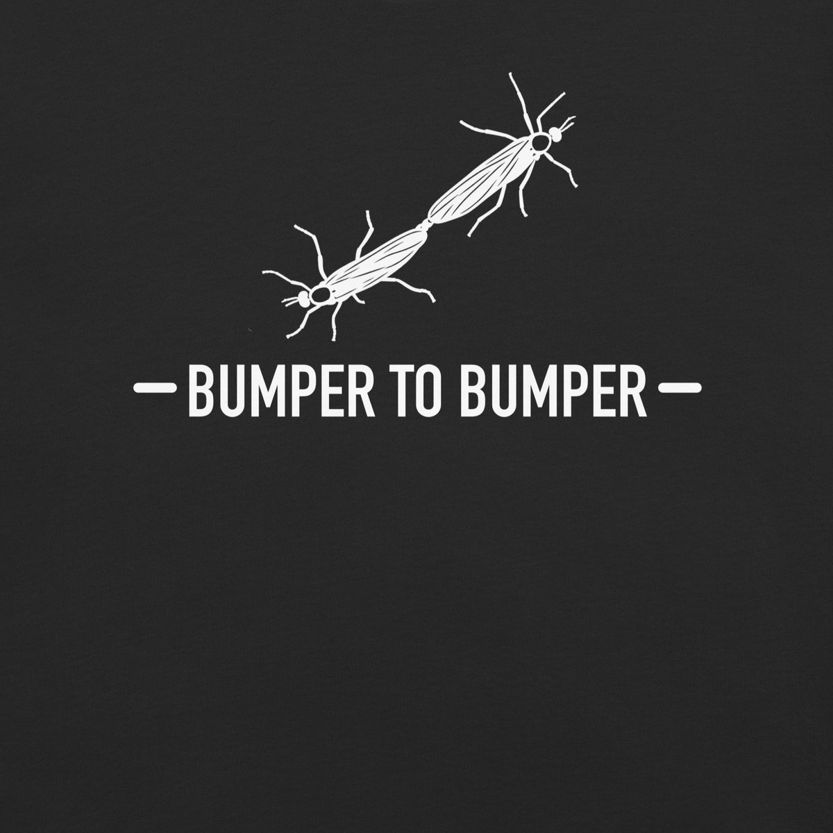 Bumper to Bumper Florida lovebug graphic in black