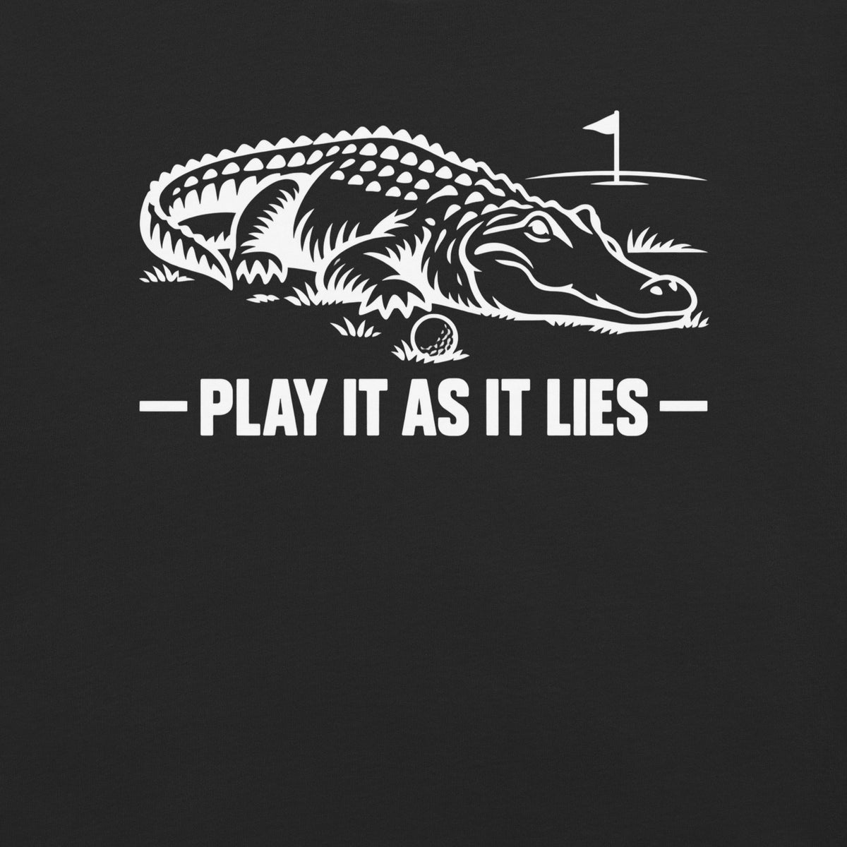 Play It As It Lies design in black