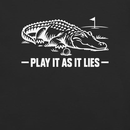 Play It As It Lies design in black
