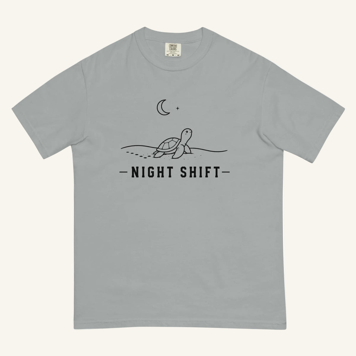 Night Shift Florida wildlife graphic t-shirt in granite