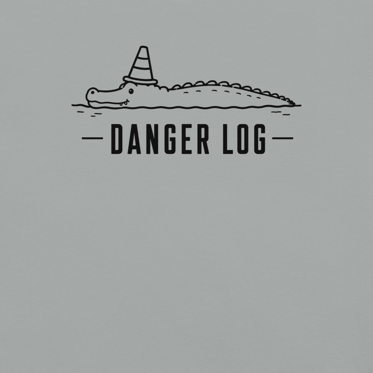 Danger Log Florida alligator graphic in granite
