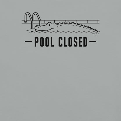 Pool Closed Florida alligator graphic in granite