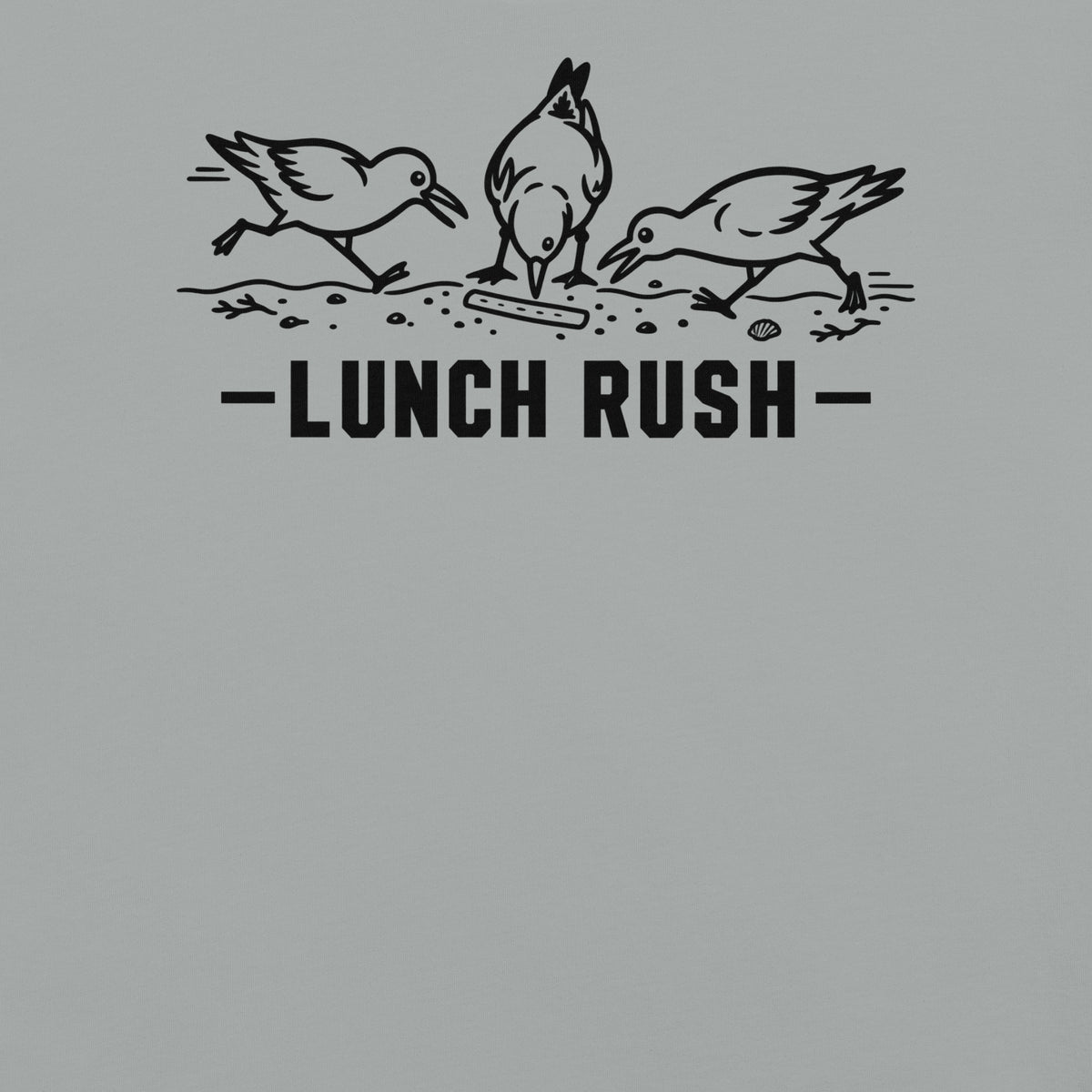 Lunch Rush Florida seagull graphic in granite