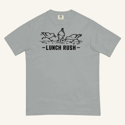 Lunch Rush Florida seagull graphic t-shirt in granite