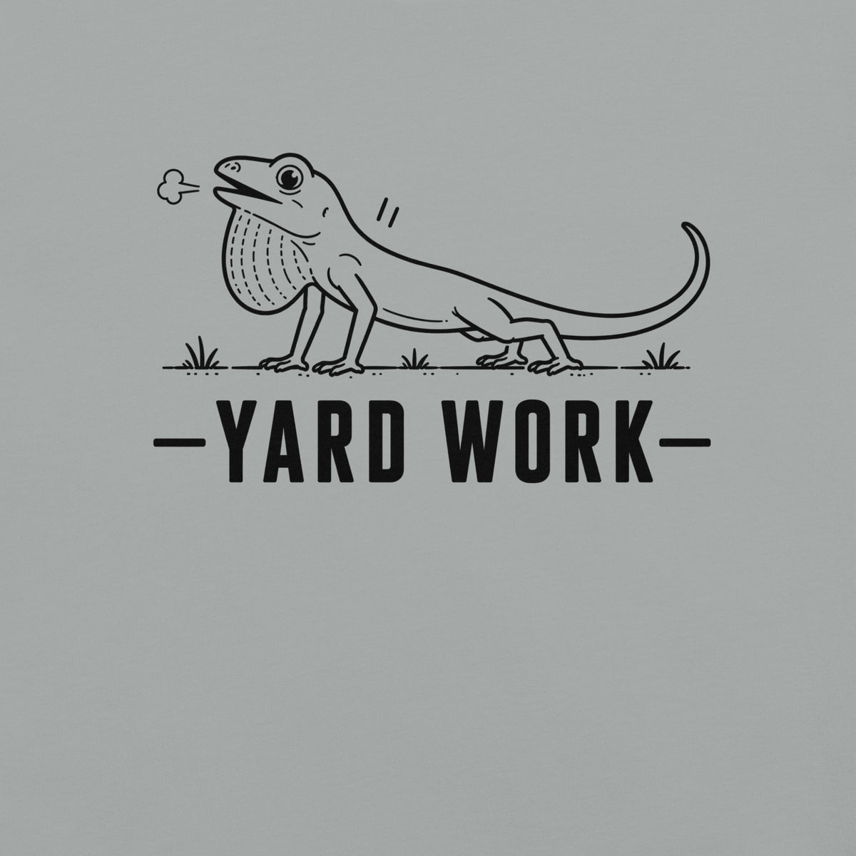Yard Work Florida ibis graphic in granite