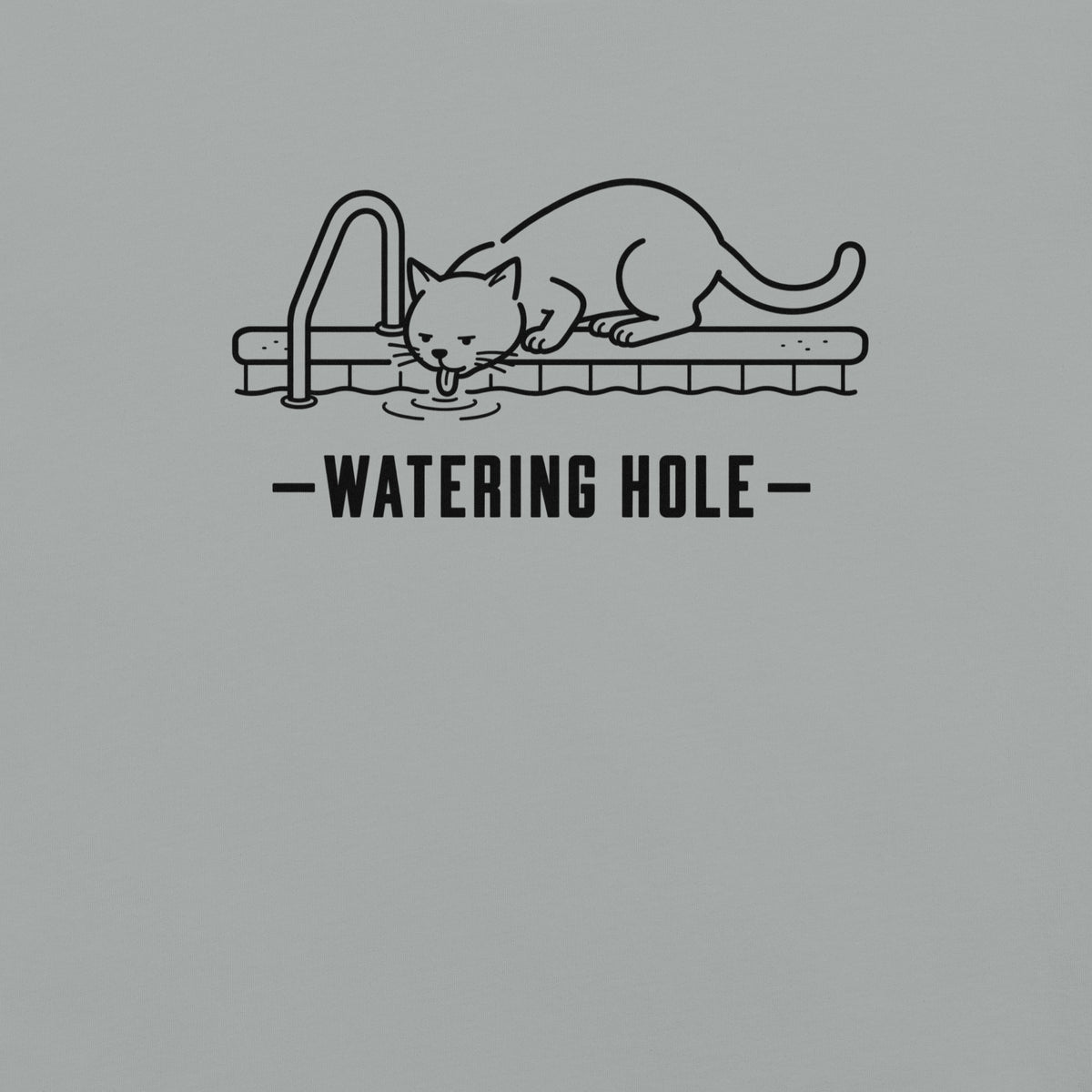 Watering Hole Florida wildlife graphic in granite