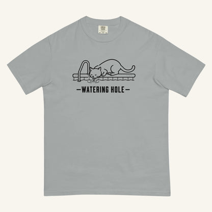 Watering Hole Florida wildlife graphic t-shirt in granite
