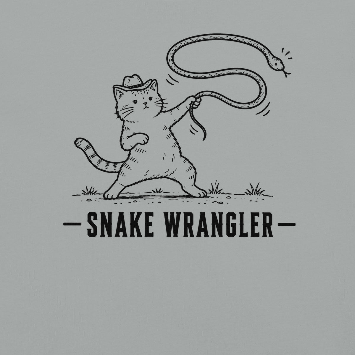 Snake Wrangler Florida snake graphic in granite