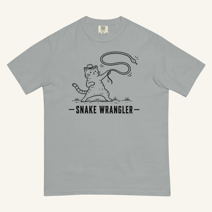 Snake Wrangler Florida snake graphic t-shirt in granite