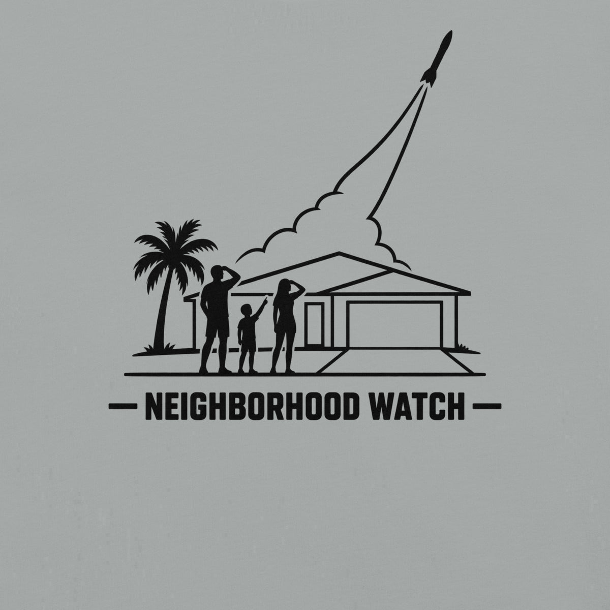 Neighborhood Watch Florida rocket launch in granite