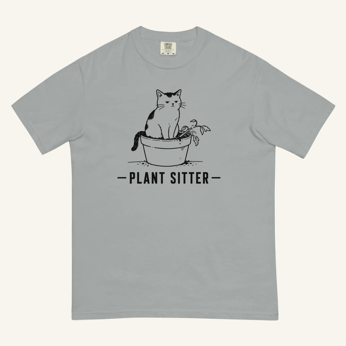 Plant Sitter Florida wildlife graphic t-shirt in granite