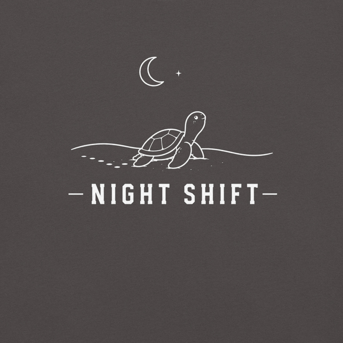Night Shift Florida wildlife graphic in graphite