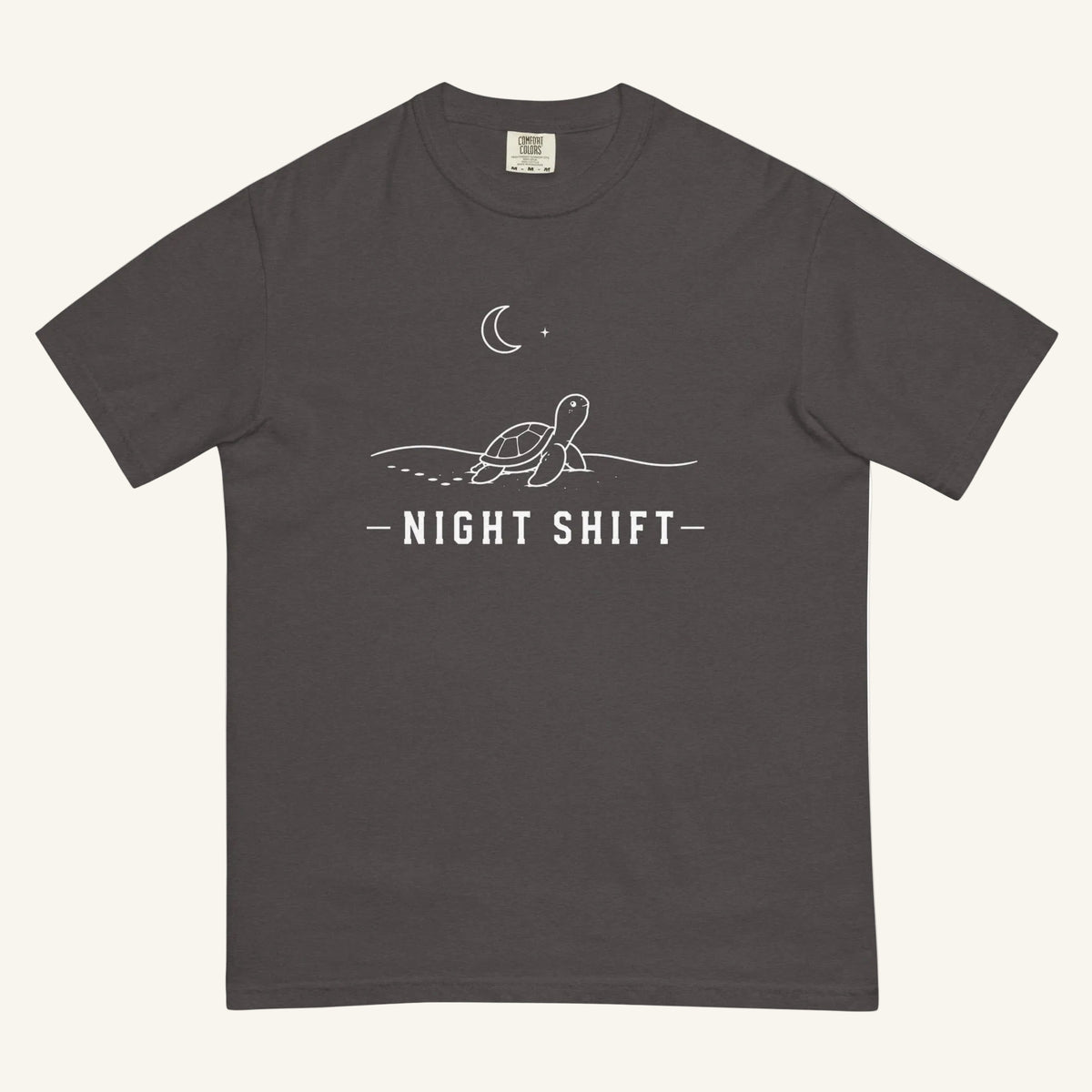 Night Shift Florida wildlife graphic t-shirt in graphite