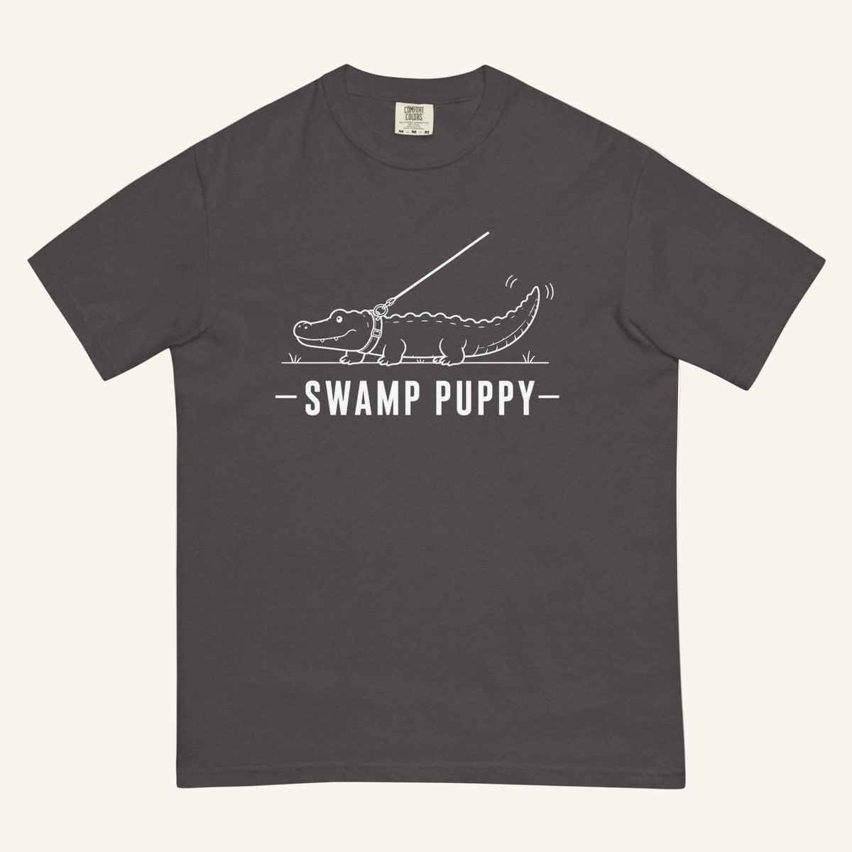 Swamp Puppy Florida alligator graphic t-shirt in graphite