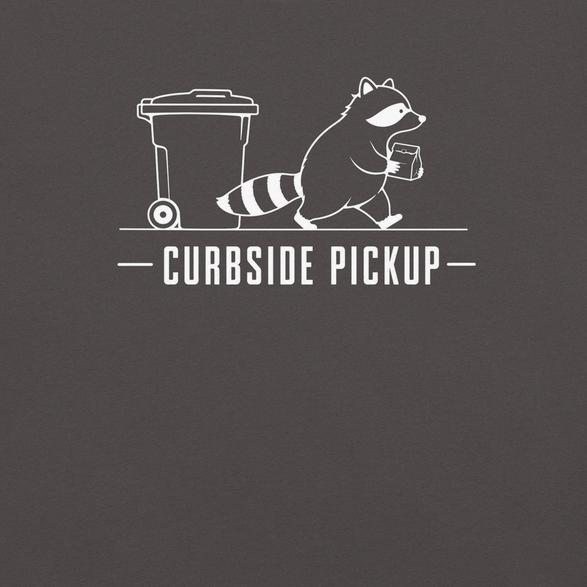 Curbside Pickup Florida raccoon graphic in graphic