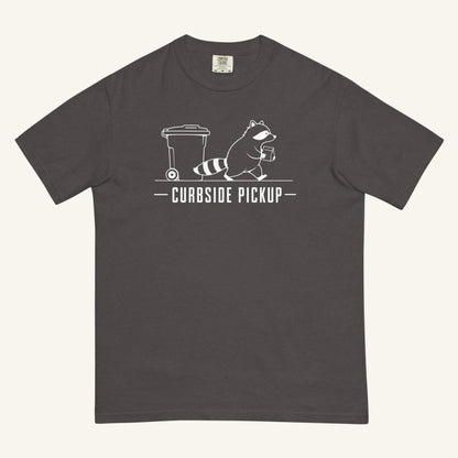 Curbside Pickup Florida raccoon graphic t-shirt in graphite